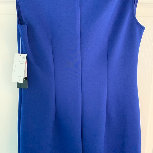 New with tags SLNY Royal Blue Midi Missy Dress 6 - Picture 5 of 6